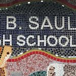 Saul High School mural