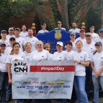volunteers from Case New Holland