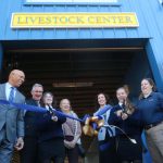 Ribbon Cutting at new livestock barn