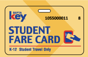 picture of student fare card