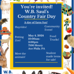 Flier for May 4 Country Fair Day